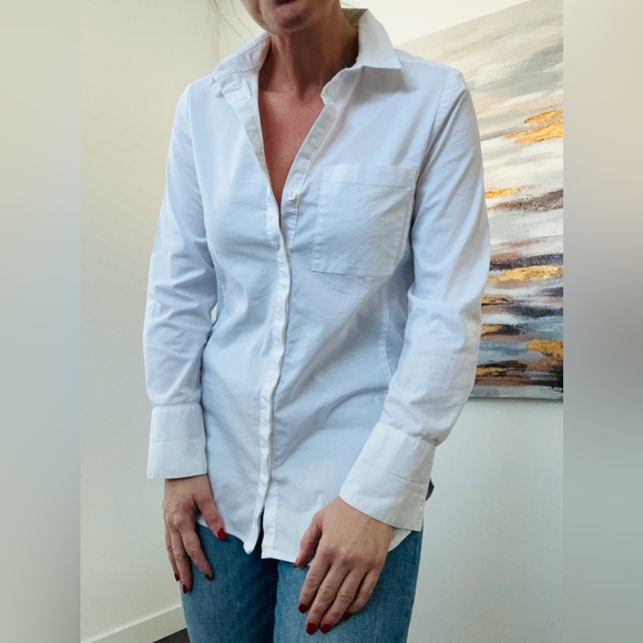 REITMANS White Button Down Shirt MEDIUM - Picture 4 of 10